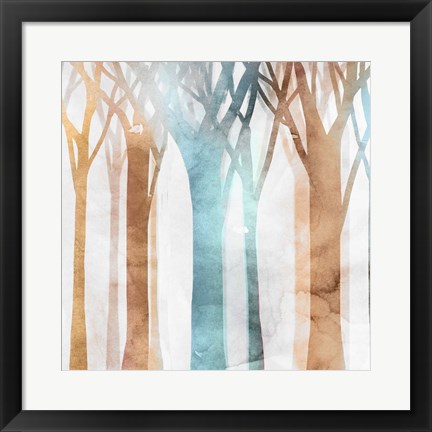 Framed Dancing Trees II Print