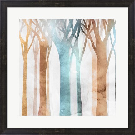 Framed Dancing Trees II Print