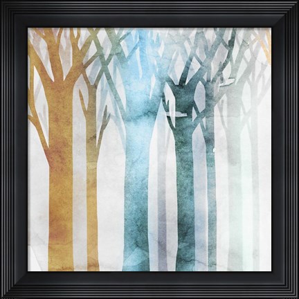 Framed Dancing Trees III Print