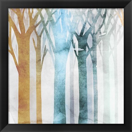 Framed Dancing Trees III Print