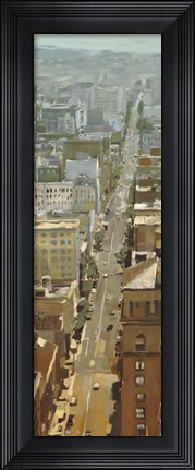 Framed San Fran Cityscape I Print