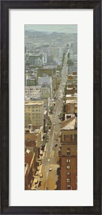 Framed San Fran Cityscape I Print