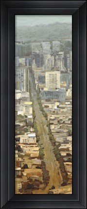 Framed San Fran Cityscape II Print