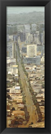 Framed San Fran Cityscape II Print