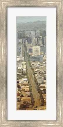 Framed San Fran Cityscape II Print