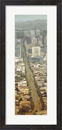 Framed San Fran Cityscape II Print