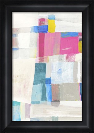Framed Pastel Hues I Print