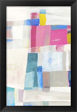 Framed Pastel Hues I Print