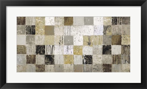 Framed African Mosaic II Print