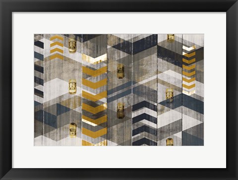 Framed Taxis Print