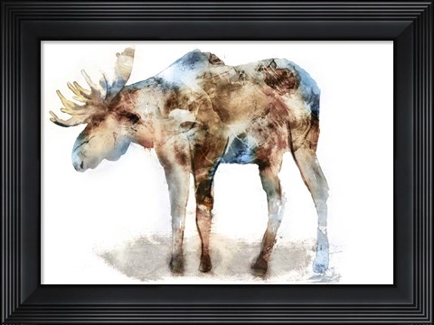 Framed Moose Print