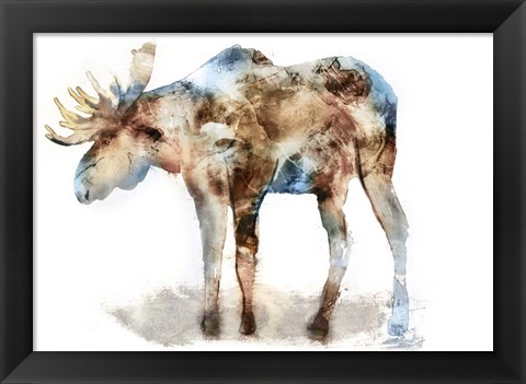 Framed Moose Print