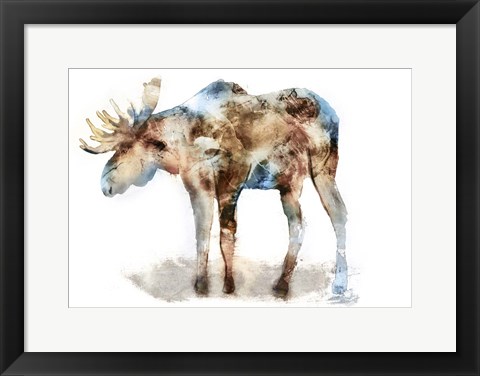 Framed Moose Print