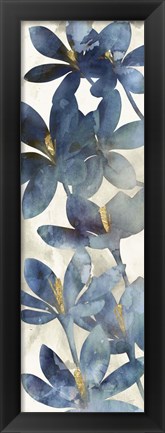 Framed Indigo Veranda I Print