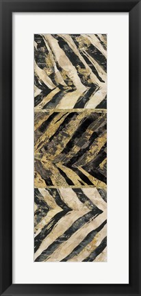 Framed Zebra Squares II Print