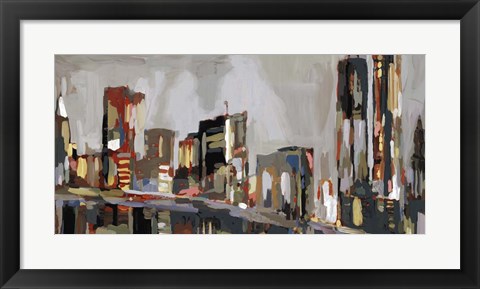 Framed Manhattan Nights Print