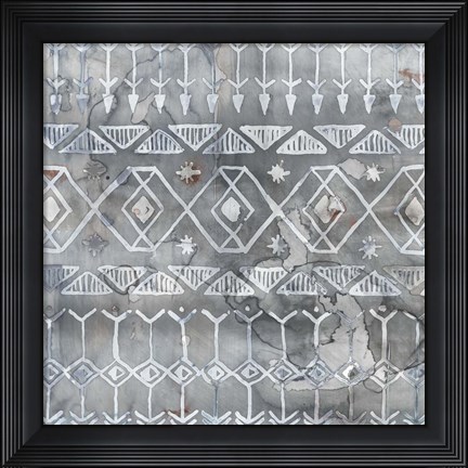 Framed Mezzo Brown I Print