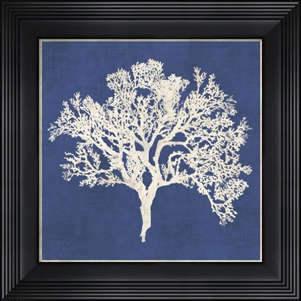 Framed Cobalt Coral II Print
