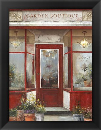 Framed Flower Shop Print