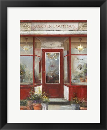 Framed Flower Shop Print