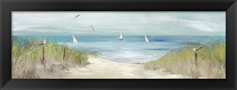 Framed Beachlong Birds Print