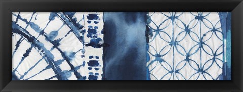 Framed Shibori Patchwork II Print