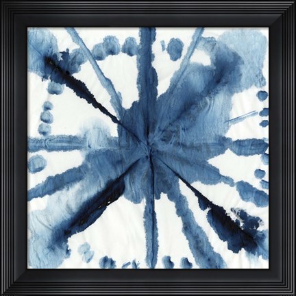 Framed Indigo Dye V Print