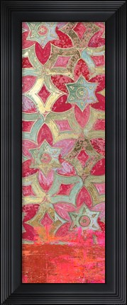 Framed Ornamental I Red Print