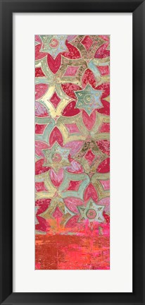 Framed Ornamental I Red Print
