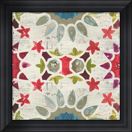 Framed Folky IV Print