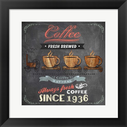 Framed Coffee Board II Print