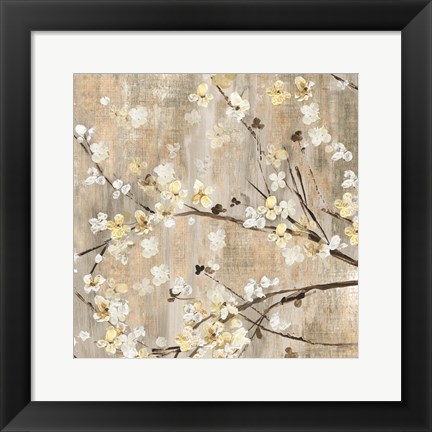 Framed Pearls in Bloom I Print