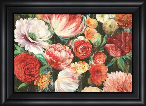 Framed Lush Floral I Print