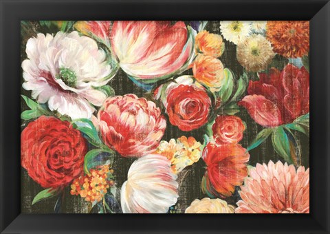 Framed Lush Floral I Print