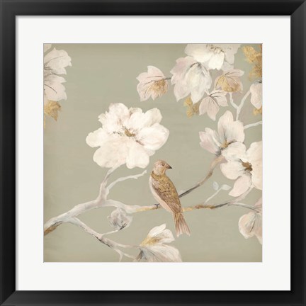 Framed Paradise Magnolia I Print