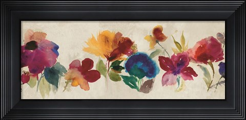 Framed Floral Dance I Print