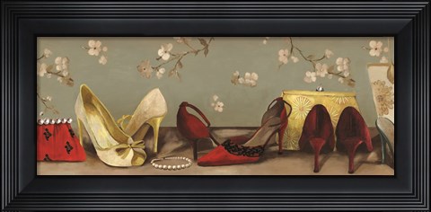 Framed Shoe Lineup Print