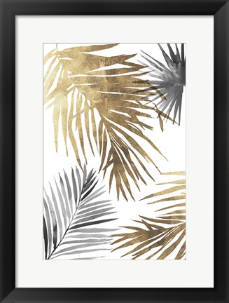 Framed Tropical Palms II Print