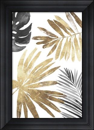 Framed Tropical Palms III Print