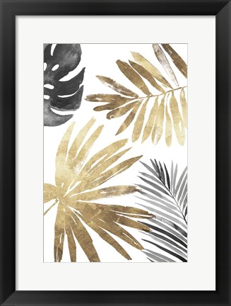 Framed Tropical Palms III Print