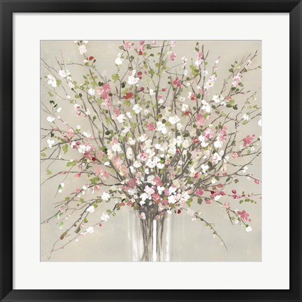 Framed Peach Blossom Print