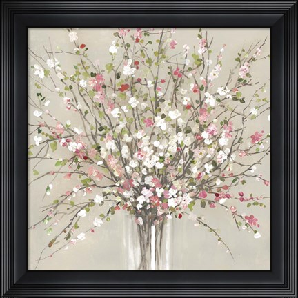 Framed Peach Blossom Print