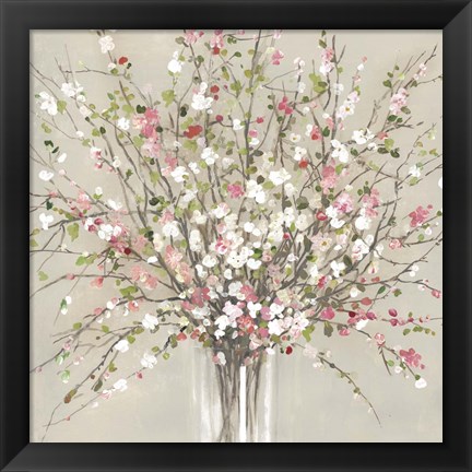 Framed Peach Blossom Print