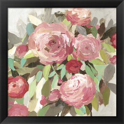 Framed Faded Roses Print