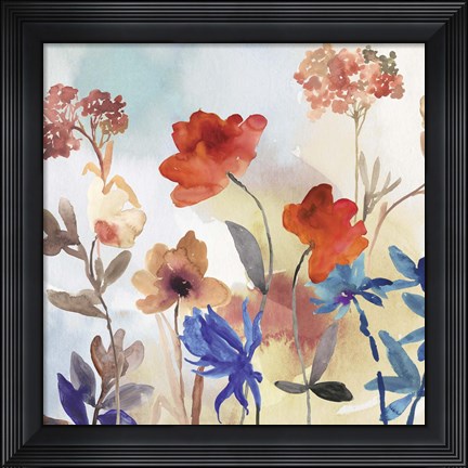Framed Spring Mix I Print