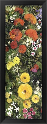 Framed Gardening I Print