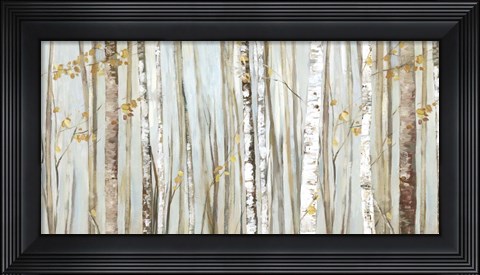 Framed Birchscape I Print