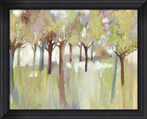 Framed Colourful Forest Print