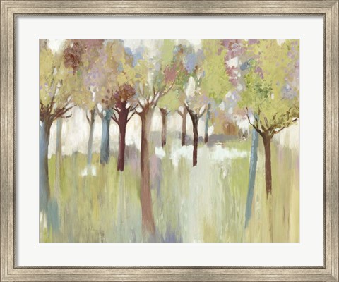Framed Colourful Forest Print