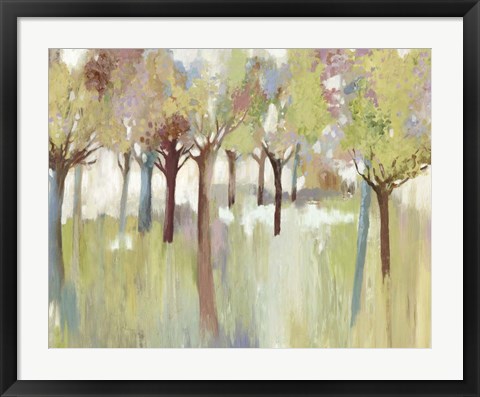 Framed Colourful Forest Print